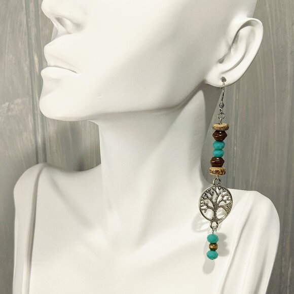 World Tree Earrings - Picture 3 of 3